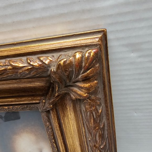 Home Wall Decor The Child Asleep Gold Leaf Frame Hand Crafted Picture Bombay Co. - Picture 9 of 16